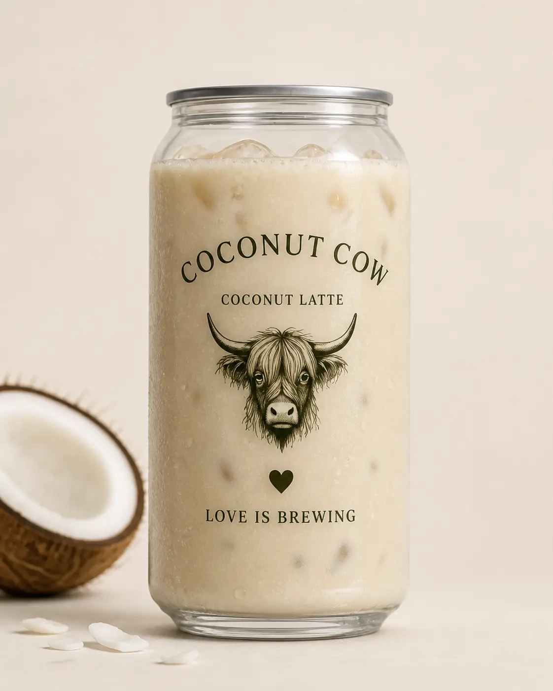 Coconut Cow coconut latte can