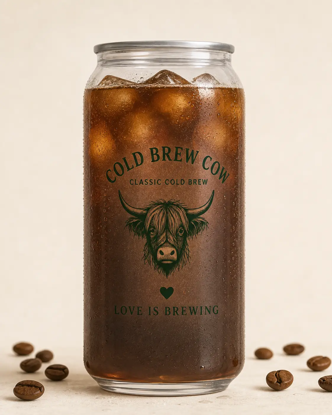 Cold Brew Cow classic cold brew can
